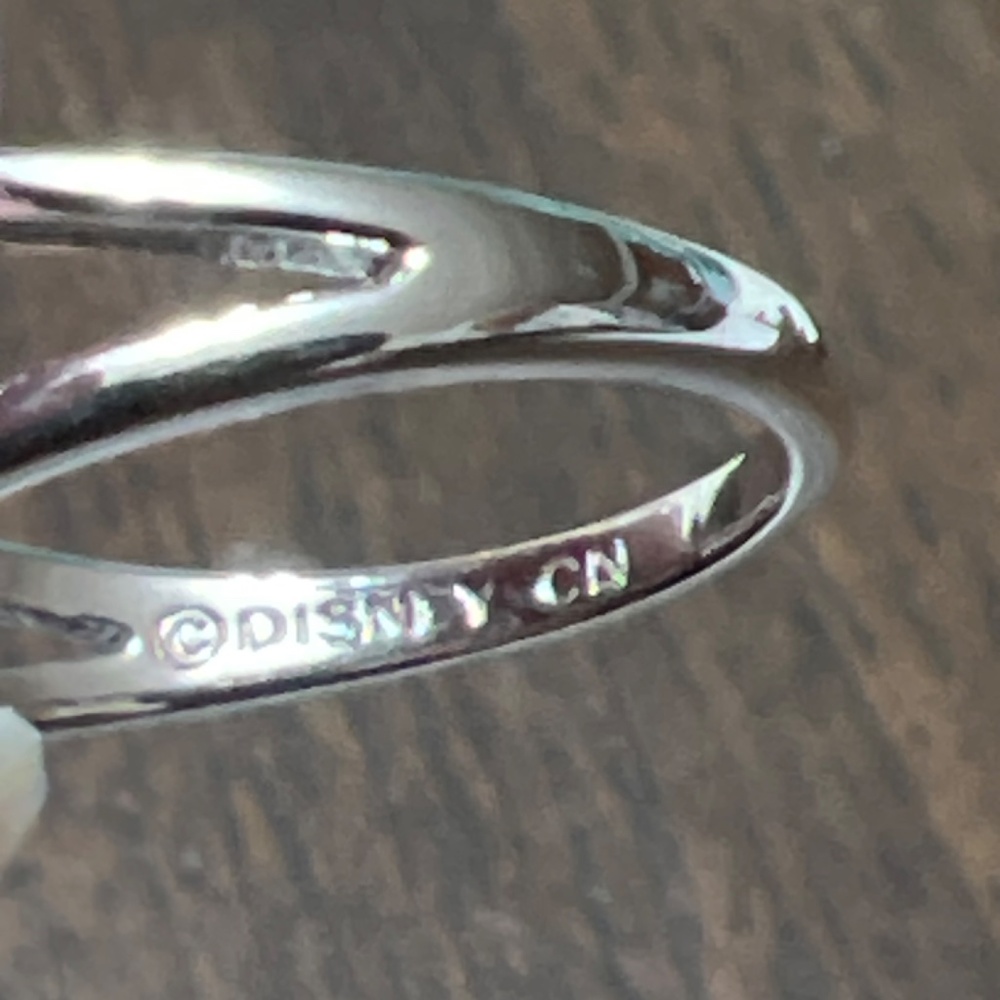 Diamonique's Disney Interlocked Minnie & MickeyRing, Sterling - Picture 7 of 11